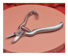 Professionell tånagelsax, tång, kraftig tång, kiropraktik, fotvård, 1 st - silver