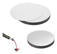 100 st Silver Vinkork Droppstopp För Disk
