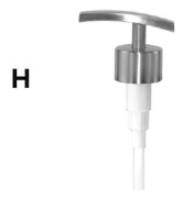 Rostfritt stål flytande lotion dispenser tvål schampo pumphuvud ersättning för duschgel pump burk rör badrum verktyg