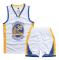 Stephen Curry #30 Basketbollströja Set Warriors Uniform för Barn och Ungdom Vit - Perfet White White L (140-150CM)
