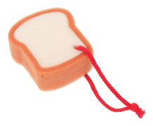 Söt Frukt Bad Dusch Svamp Loofahs Kroppsskrubb Svamp Tecknad Brödformad Exfolierande Badsvamp Loofah Bad Spa Puff Skrubb Boll Handduk Dusch