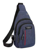 Generisk fashionabel axelväska för män, klassisk smal väska, bröstväska, crossbody-väska, multifunktionell