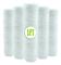 Set med 5 lindade vattenfilterpatroner mot sediment 9 3/4 tum - 20 mikron kompatibla med 10 tums filter