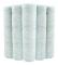 Set med 5 lindade vattenfilterpatroner mot sediment 9 3/4 tum - 20 mikron kompatibla med 10 tums filter