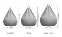 Helt Ny Extra Stor Sittsäck Fåtölj Sofföverdrag Inomhus Lazy Lounger För Vuxna Barn Hotsale!_Billiga Gåvor Gul 90 * 110cm