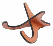 Ukulele Stativ Aloor Trä - Universellt X Ram Portabelt Robust Stativ Avtagbart För Ukulele, Mandolin, Violin och Banjo - Brun