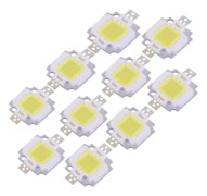 COB LED-lampa, 10 st 10W LED Cool/Chip SMD COB DC 9-12V för lampbyte
