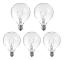 E12 Ljuskronlampor Vaxvärmare 25W 5-pack, Glödlampa i glas Kompatibel med Doftvärmare