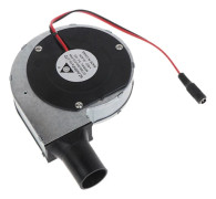 12V 1.9A Stor Luftflödes AC-driven Fläkt med Kanal Kompatibel med Grill Picknick Camping