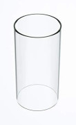 Stor Glaslykta för Orkanljus, Öppen i Båda Ändar, 18 cm Bred x 30 cm Hög Klar Clear 7'' wide x 12'' tall