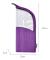 Dam Handhållen Halvrund Transparent Sminkväska Sminkborste Organizer Väska purple