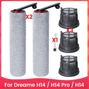Rullborste Hepa-filter för Dreame H14 / H14 Pro / H14 Dual våt- och torrdammsugare Ersättning