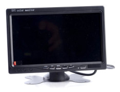 7" TFT LCD-bilmonitor för backkamera 1280x960 PAL/NTSC