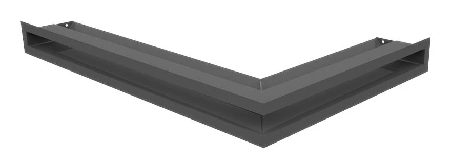 Ventilkåpa LUFT hörn vänster 60x40x6 grafit davys grå färg