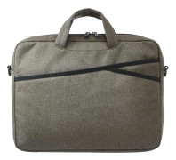 AMAZON Basics Laptopväska 15 tum 40 cm kakifärgad rand