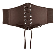 Barbie Corset Wide Slim Waistband for Women High Waist Strap Coffee