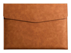 (Brown) Large Envelope Folder, Business Portfolio, File Storage for Men and Women