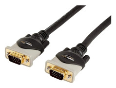 VGA-kabel 1,8 m 15-stifts Full HD 1080p hane för PC-projektorskärm