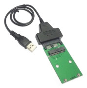RUI*6 Gbps USB 2.0 till mSATA SSD-adapterkort - Lägg till Micro SATA 16-stiftskontakt för 1,8 \" hårddiskar