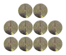 10 st EMF-skydd mobiltelefon klistermärken anti-strålning skydd klistermärken