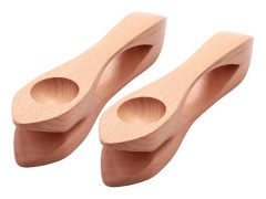 2 st Trä Musikskedar Folkligt Slagverksinstrument Naturträ Musikskedar Traditionell Percu-