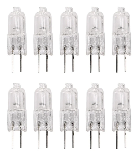 10 st G4 Halogenlampor 10W Varmvit
