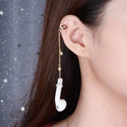 /HH/2 Par Mode Anti-förlorade Örhängen Telefontillbehör Örhängen kompatibla med Airpods, Dam Temperament Örhängen