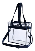 Transparent väska i vattenavvisande PVC, 32x30x16cm