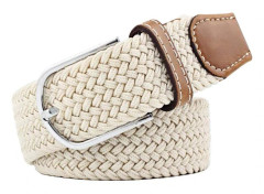 Multicolor Elastic Woven Belts Casual Braided Stretch Belt