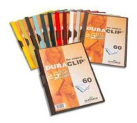 Slitstark klippfil Duraclip® 1-60 ark, svart (förpackning med 25)