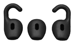 1 Set Ersättningsöronsnäckor Silikon Öronproppar för Jabra Talk 45 Hörlurar Black
