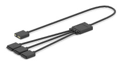 Argb 5v 3pin Förlängningskabel Adapter 30cm 1 Till 3 Rgb Led Splitter Kabel Hub