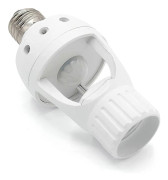 E27 Glödlampssockel - PIR Rörelsedetektor - Kompatibel LED-lampa - Automatisk På - 3 Inställningar - Vit