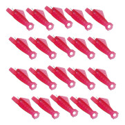 100 st Fiskformade Nålträdare för Handsömnad Broderi Symaskin, Enkelt och Snabbt Nålträdare Verktyg Rosa Pink