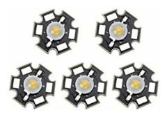 5-pack 3W varmvita LED-lampor med hög effekt [klass—ca