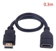 1 st 15cm/30cm HDMI Hane till Hona Förlängningskabel HDMI-skydd Förlängningskabel