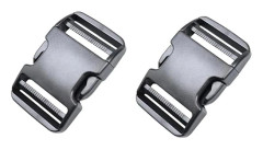 Snabbspännen 50mm, Tunga Plastspännen, Klipp, Snaps, Ryggsäcksspänne, Ersättning, Dubbel Justerbar, Ingen Sömnad, 2 Set