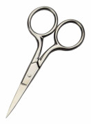 Precisionssax, rostfritt stål, raka spetsar, rak kant, mini fickformat, för noggrann trimning av ögonbryn, mustasch, skägg och
