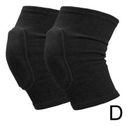 Svamp Sport Knäskydd Dans Volleyboll Basket Dans Knästående Sportstöd Knäskydd Dans Knäskydd Volleyboll Yoga Knästöd svart