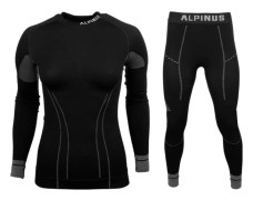 Alpinus Värmeunderkläder för damer Alpinus Base Layer Set svart-grå GT18370 XL