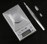 10g/0,001g Milligram Precision Digital Smyckes Diamantvåg Viktbalans Gram