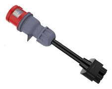 Universal 5-stifts CEE-adapter kompatibel med Model S 3 XY Gen 2 laddare för elfordon