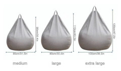 Sofföverdrag Nya Extra Stora Sittsäckar Soffa Överdrag Inomhus Lazy Lounger Utan Fyllning