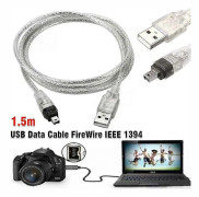 For Mini DV MiniDV USB Data Cable Firewire IEEE 1394 HDV Camcorder For Editing PC