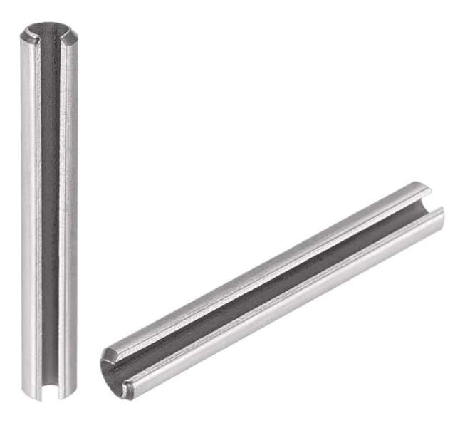 【YD】Slotted Spring Pin - M3 x 35mm 304 Stainless Steel Split Spring Roll Pin Smooth Surface 50 Pcs