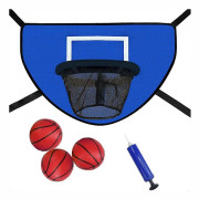Trampolin basketbollkorg kit med pump och mini boll, trampolin basketboll tillbehör för barn