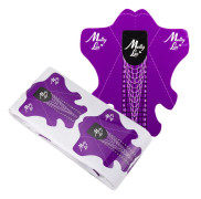 MollyLac Stiletto Långa Nagelformsmallar 100 st