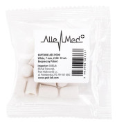 Pedikyrkapslar 7 mm 240 grit 10 st ABS Podo AlleMed Vit