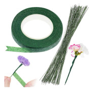 150 st Blomstjälkar Kompatibla med Hantverk Falska Blomstjälkar Järn Blomstjälkar Floristtråd Blombukettillbehör 36.00X0.20X0.20CM
