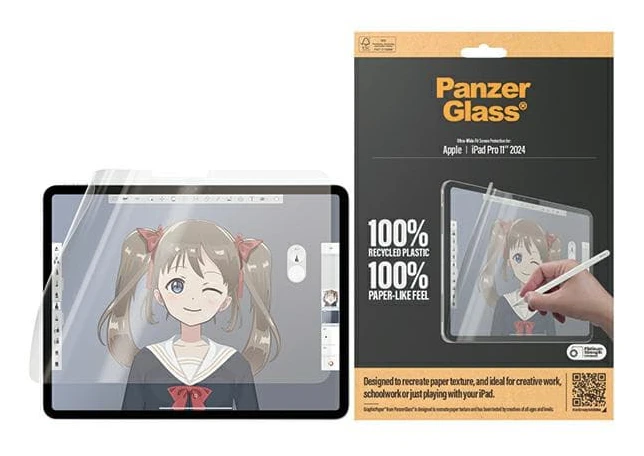 PanzerGlass - Skärmskydd för surfplatta - ultrabred passning - film - för Apple 11-inch iPad Pro (M4)